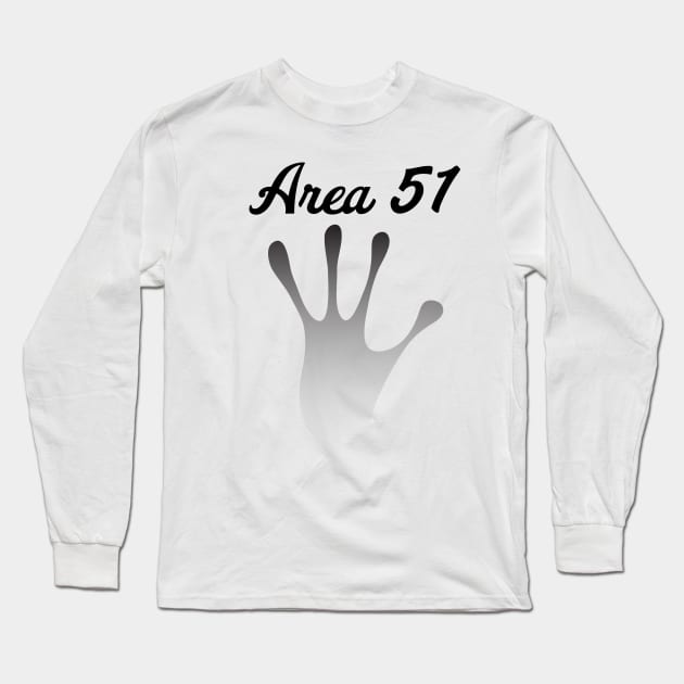 Area 51 Alien Long Sleeve T-Shirt by nickemporium1